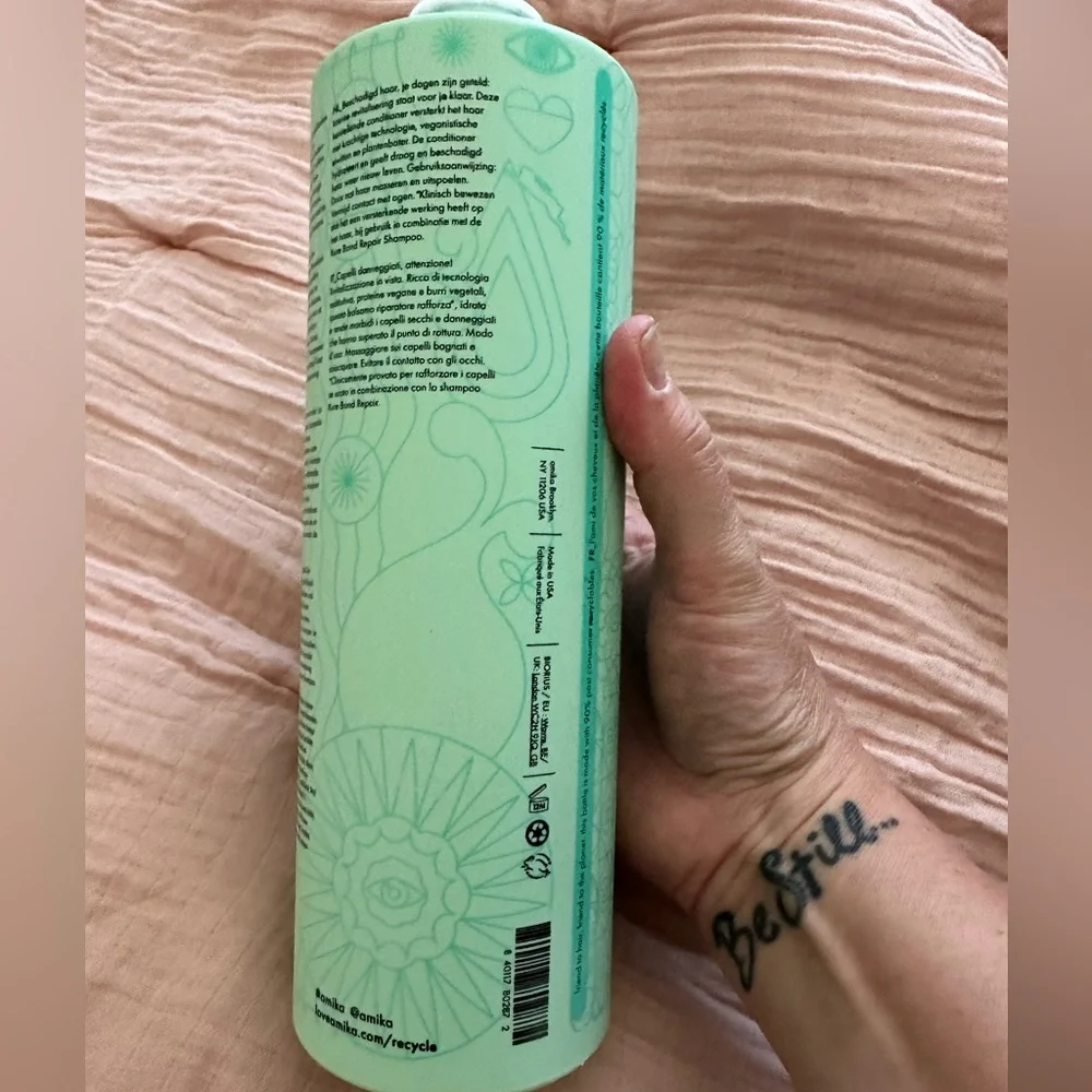 🔥AMIKA LITER SET The Kure Hair Shampoo and Conditioner LITERS brand new